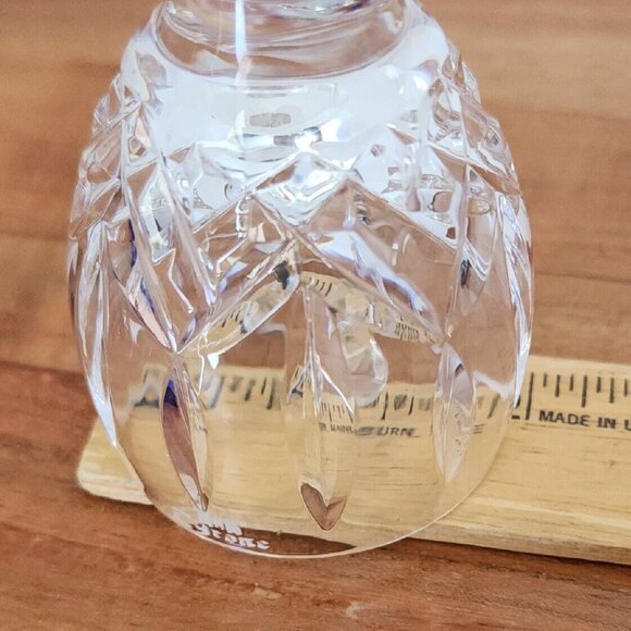 Tyrone Lead Crystal Miniature Bell 4" blown glass handcut Ireland signed - Picture 14 of 14